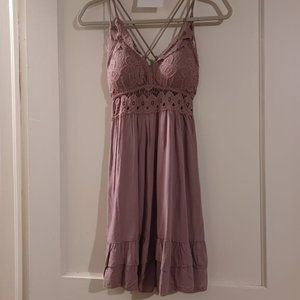 PINK LILY - Dress, Lavender, Small Size